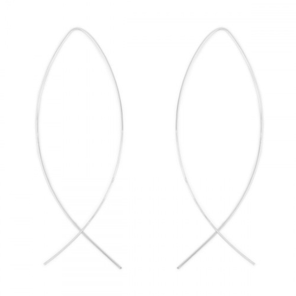 Jewelry - Silver Hooped Earrings